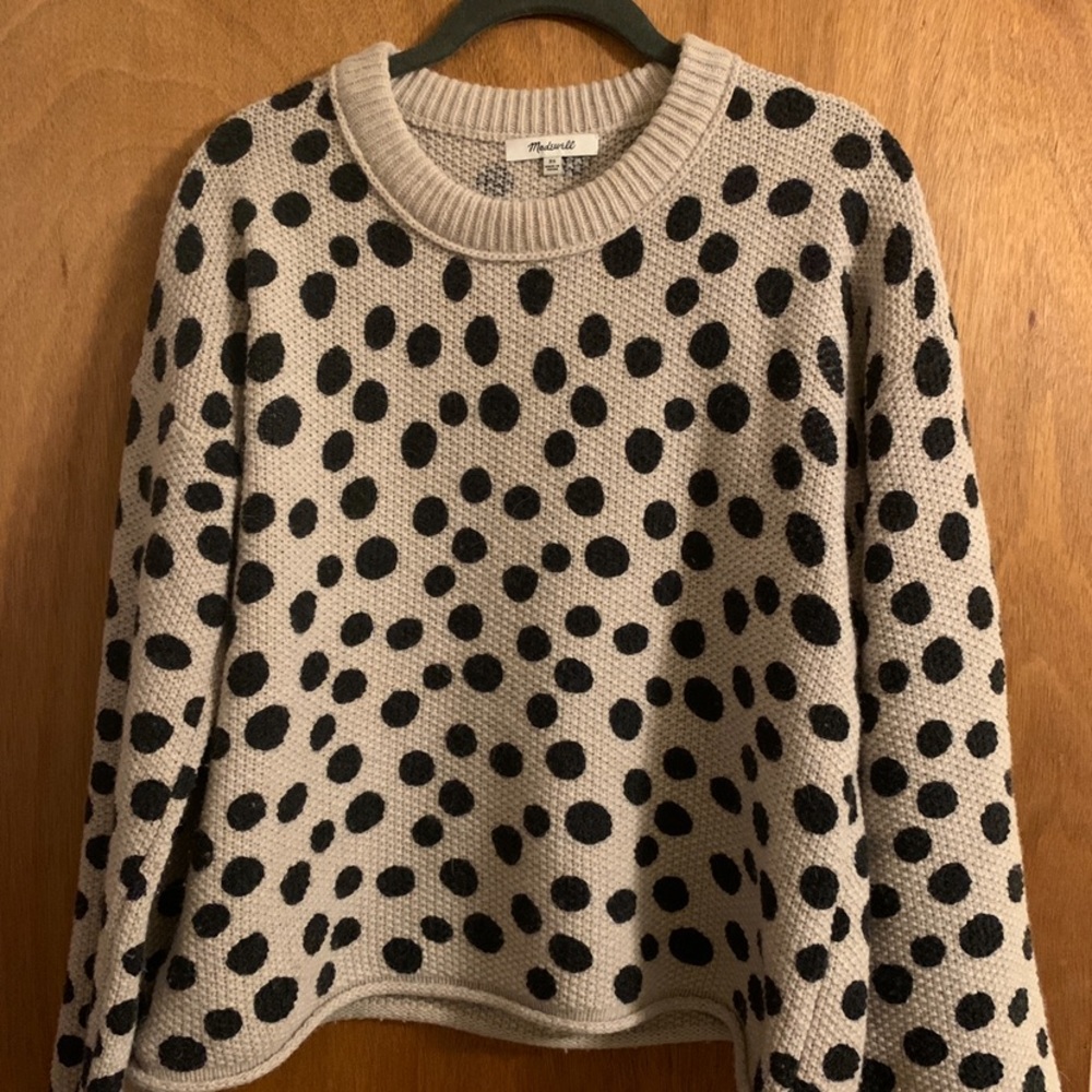 Madewell polka dot sweater